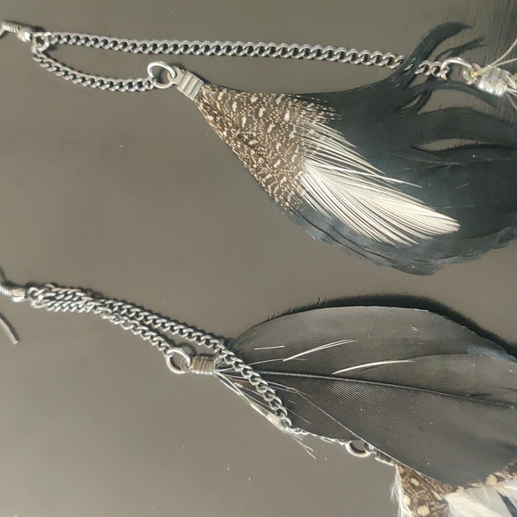 Feather earrings - Picture 4 of 4